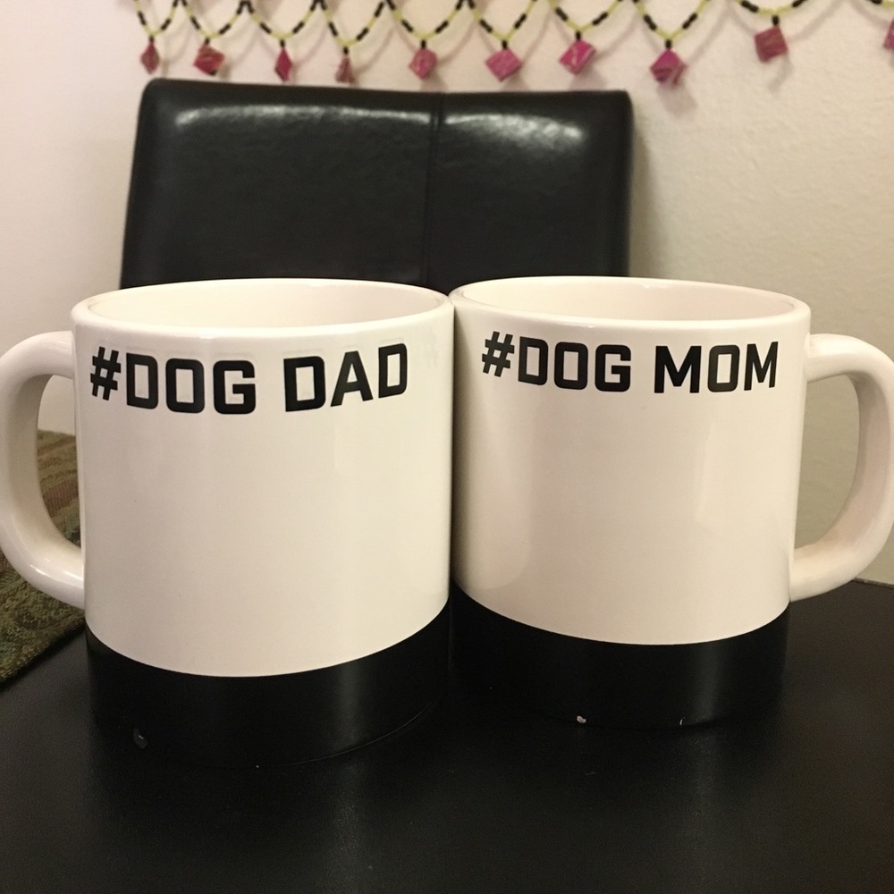 #DogMom #DogDad Mug Pair ( or individual)